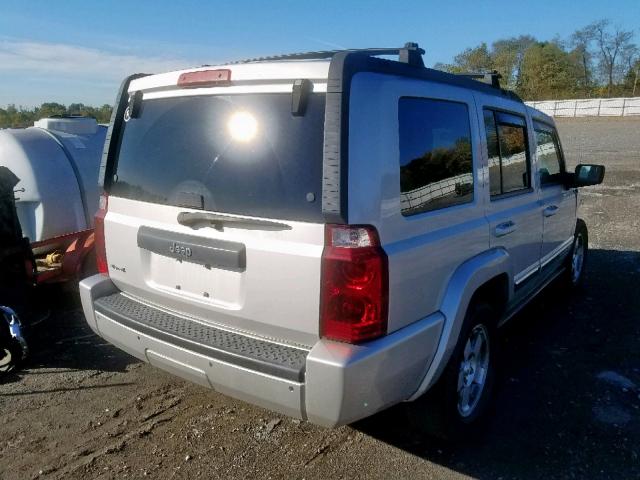 1J4RG4GK1AC132146 - 2010 JEEP COMMANDER ვერცხლისფერი ფოტო 4