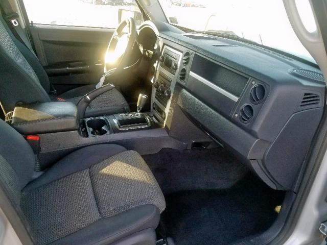 1J4RG4GK1AC132146 - 2010 JEEP COMMANDER ვერცხლისფერი ფოტო 5