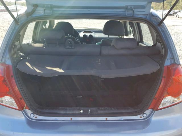 KL1TD66627B793047 - 2007 CHEVROLET AVEO BASE Mavi foto 9