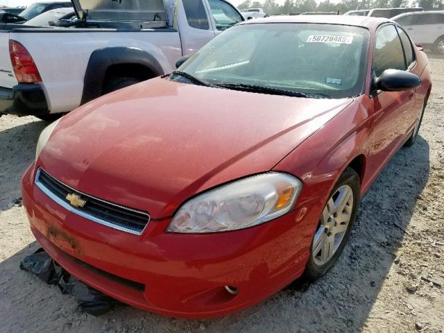 2G1WK151569310714 - 2006 CHEVROLET MONTE CARL წითელი ფოტო 2