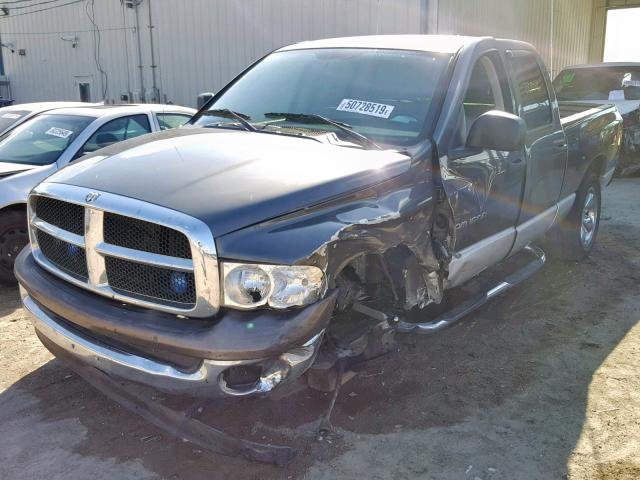 1D7HA18NX3S240385 - 2003 DODGE RAM 1500 S GRAY photo 2