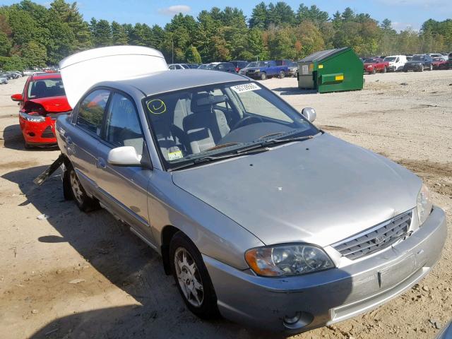 KNAFB121835261722 - 2003 KIA SPECTRA BA GRAY photo 1