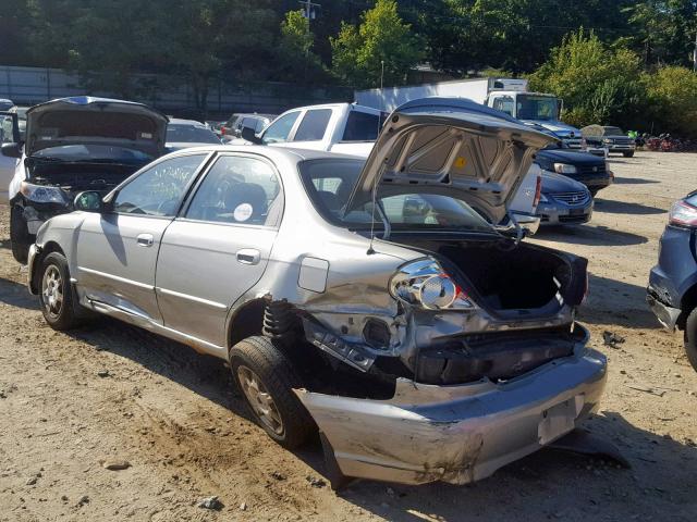 KNAFB121835261722 - 2003 KIA SPECTRA BA GRAY photo 3