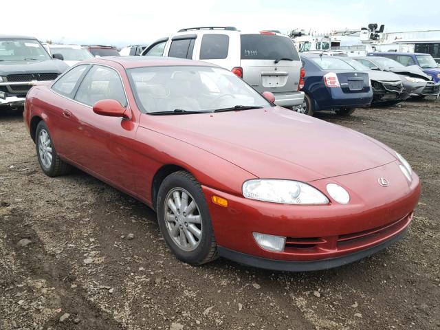 JT8UZ30C1P0026196 - 1993 LEXUS SC 400 RED photo 1