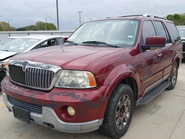 5LMFU27R24LJ35413 - 2004 LINCOLN NAVIGATOR Бордовый фото 2
