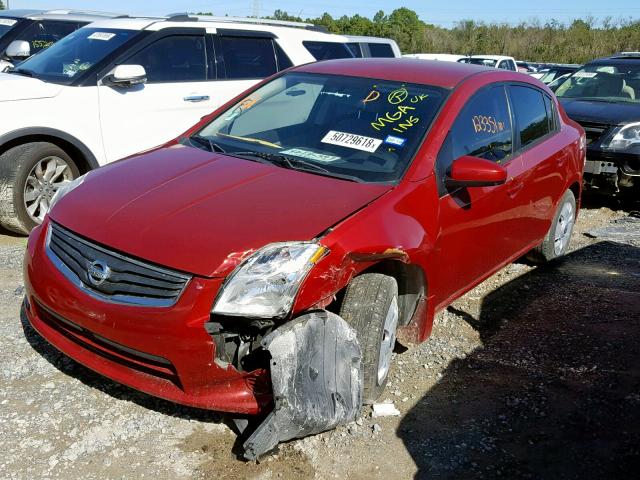 3N1AB6APXAL654122 - 2010 NISSAN SENTRA 2.0 RED photo 2