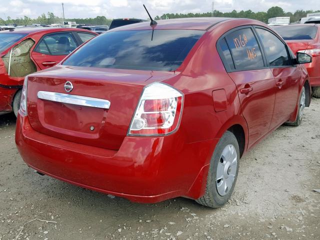 3N1AB6APXAL654122 - 2010 NISSAN SENTRA 2.0 RED photo 4