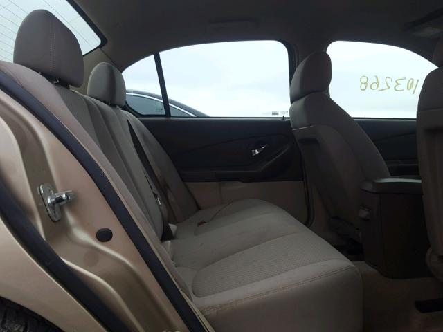 1G1ZS51F96F162211 - 2006 CHEVROLET MALIBU LS ოქროსფერი ფოტო 6