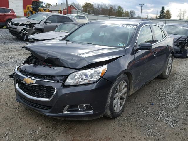 1G11E5SLXEF151385 - 2014 CHEVROLET MALIBU 2LT BLACK photo 2