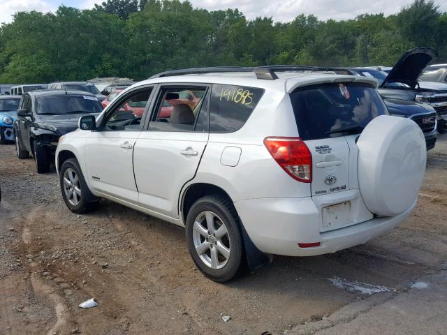 JTMZD31V175063452 - 2007 TOYOTA RAV4 LIMIT WHITE photo 3