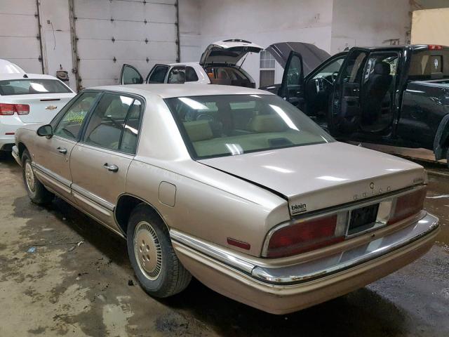 1G4CU5213RH600008 - 1994 BUICK PARK AVENU TAN photo 3