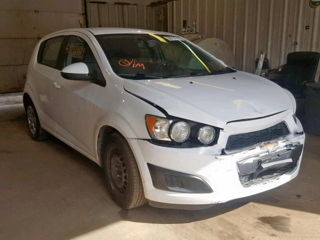 1G1JA6SH4F4119753 - 2015 CHEVROLET SONIC LS WHITE photo 1