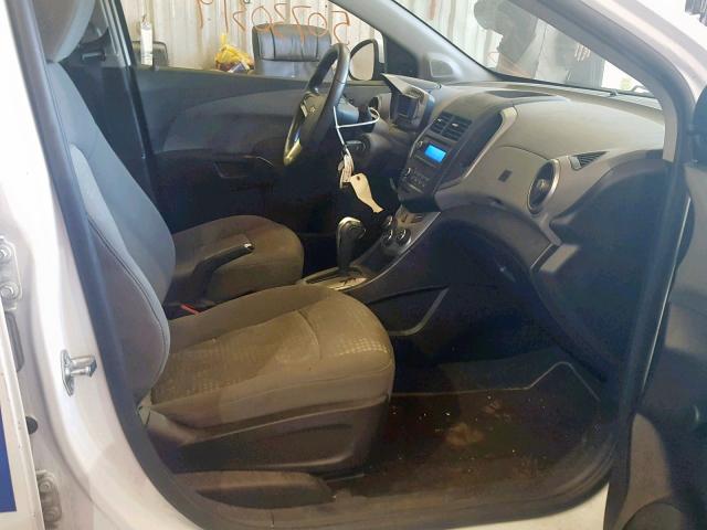 1G1JA6SH4F4119753 - 2015 CHEVROLET SONIC LS WHITE photo 5