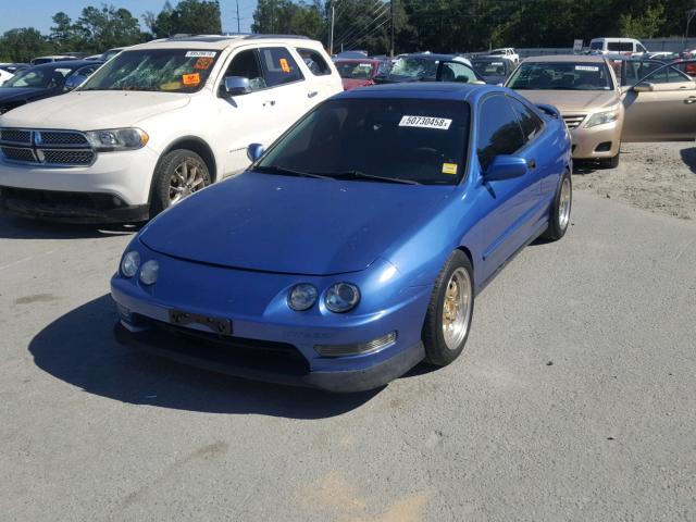 JH4DC4351YS002278 - 2000 ACURA INTEGRA LS BLUE photo 2