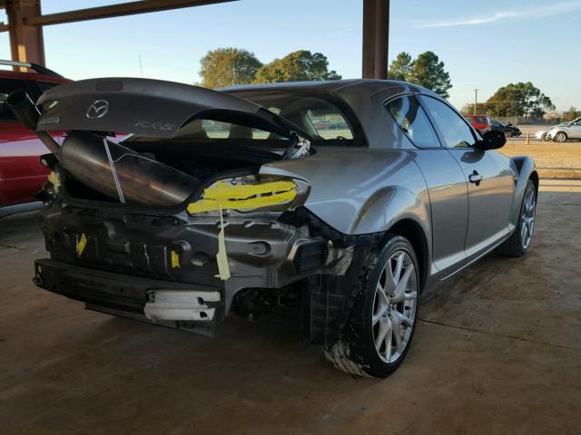 JM1FE17P490400306 - 2009 MAZDA RX8 GRAY photo 4