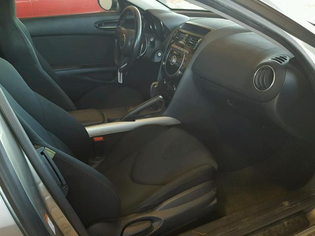 JM1FE17P490400306 - 2009 MAZDA RX8 GRAY photo 5