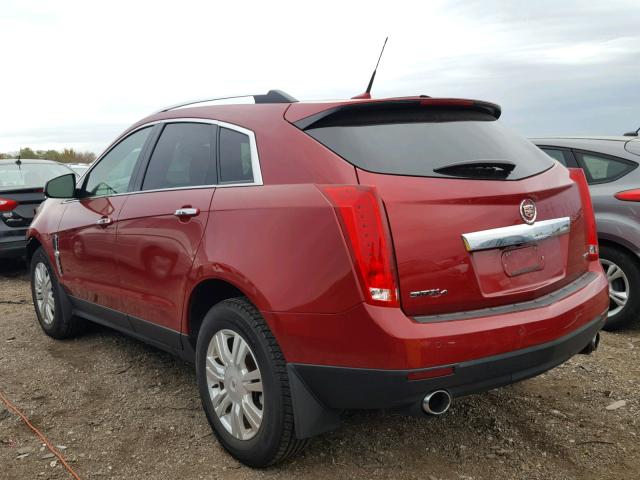 3GYFNDE30CS543801 - 2012 CADILLAC SRX LUXURY RED photo 3