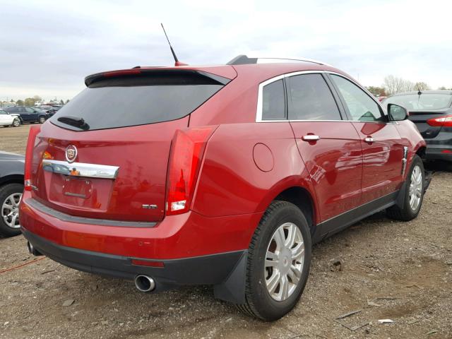 3GYFNDE30CS543801 - 2012 CADILLAC SRX LUXURY RED photo 4