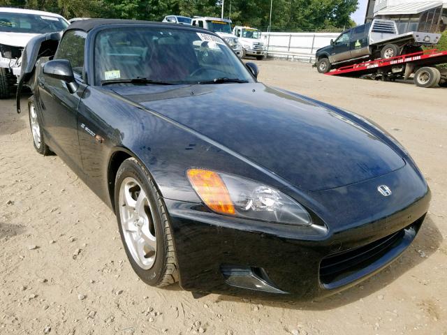 JHMAP11411T005777 - 2001 HONDA S2000 BLACK photo 1