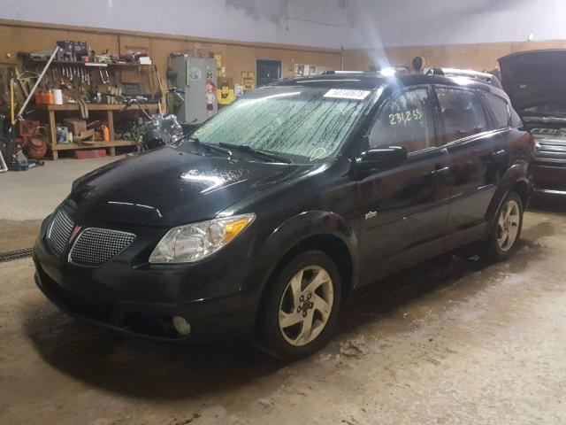 5Y2SL63835Z412341 - 2005 PONTIAC VIBE BLACK photo 2