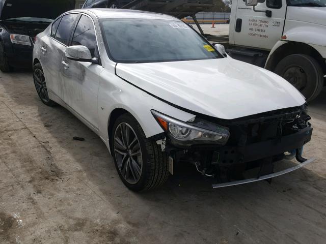 JN1BV7AP7EM690427 - 2014 INFINITI Q50 BASE WHITE photo 1