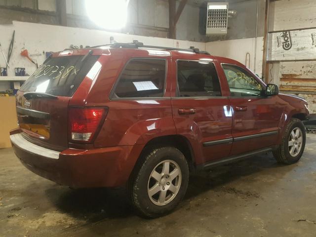 1J8GR48K58C143725 - 2008 JEEP GRAND CHER RED photo 4