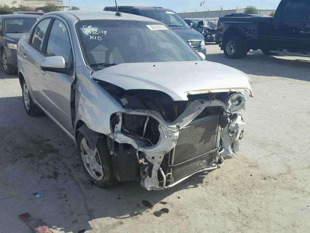 KL1TD5DE0AB134783 - 2010 CHEVROLET AVEO LS SILVER photo 1