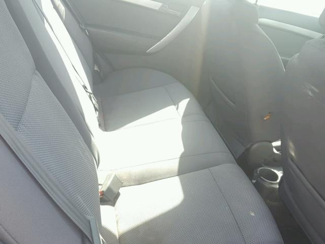 KL1TD5DE0AB134783 - 2010 CHEVROLET AVEO LS SILVER photo 6