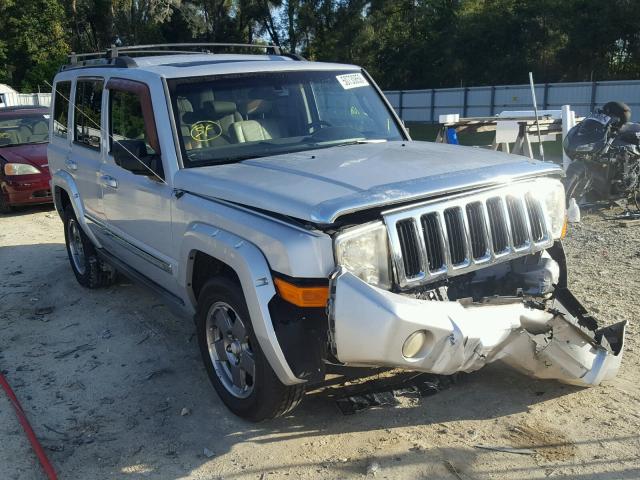 1J8HH58NX6C144504 - 2006 JEEP COMMANDER SILVER photo 1