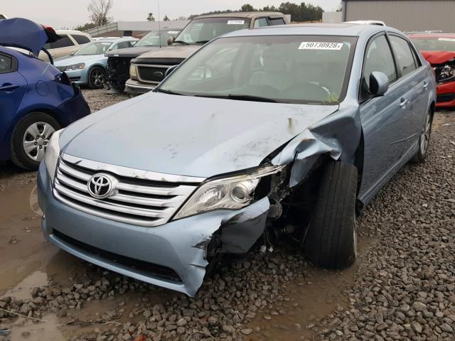 4T1BK3DB2BU391708 - 2011 TOYOTA AVALON BAS BLUE photo 2