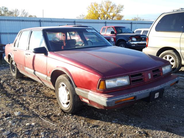 1G3HY54C7MH315088 - 1991 OLDSMOBILE 88 ROYALE MAROON photo 1