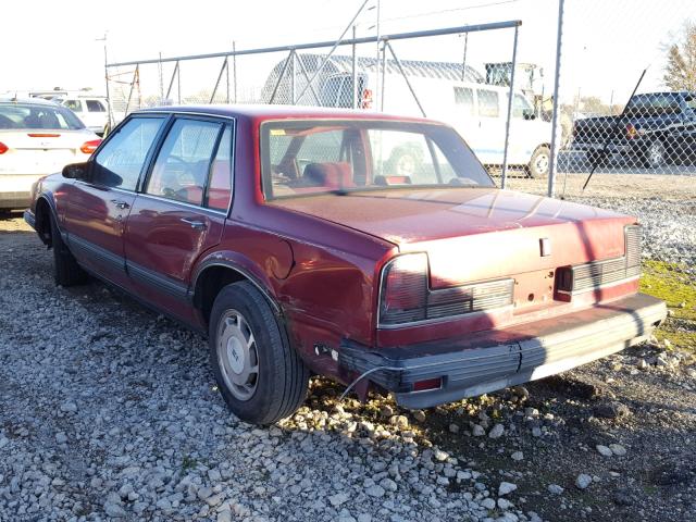1G3HY54C7MH315088 - 1991 OLDSMOBILE 88 ROYALE MAROON photo 3