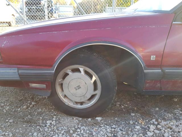1G3HY54C7MH315088 - 1991 OLDSMOBILE 88 ROYALE MAROON photo 9