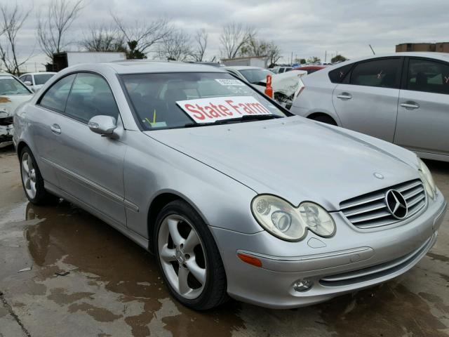 WDBTJ65J14F100110 - 2004 MERCEDES-BENZ CLK 320C GRAY photo 1