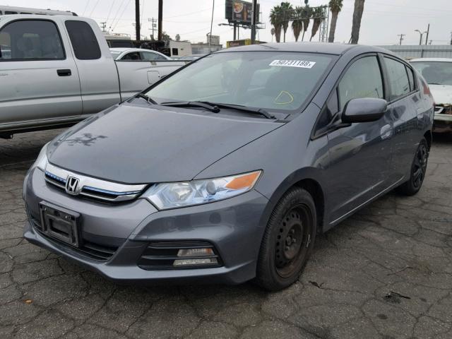 JHMZE2H54CS003608 - 2012 HONDA INSIGHT LX GRAY photo 2