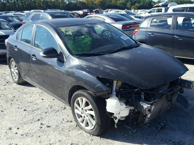 JM1BL1W55C1557090 - 2012 MAZDA 3 S BLACK photo 1