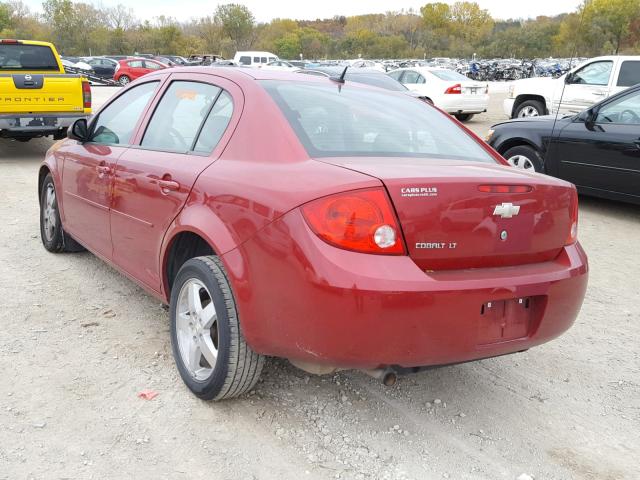 1G1AF5F54A7173766 - 2010 CHEVROLET COBALT 2LT MAROON photo 3