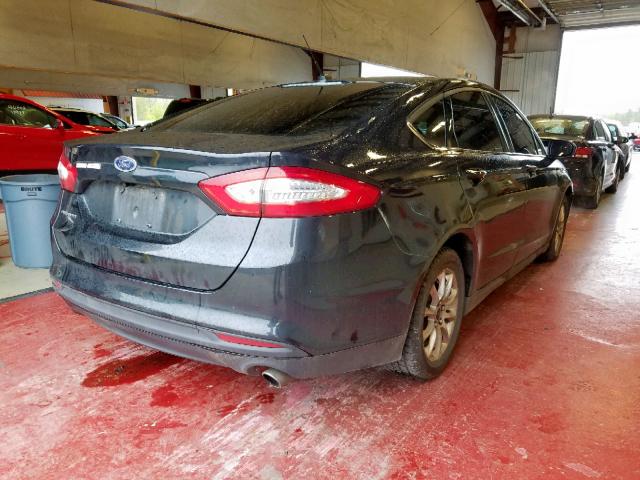 3FA6P0G78FR141065 - 2015 FORD FUSION S BLACK photo 4