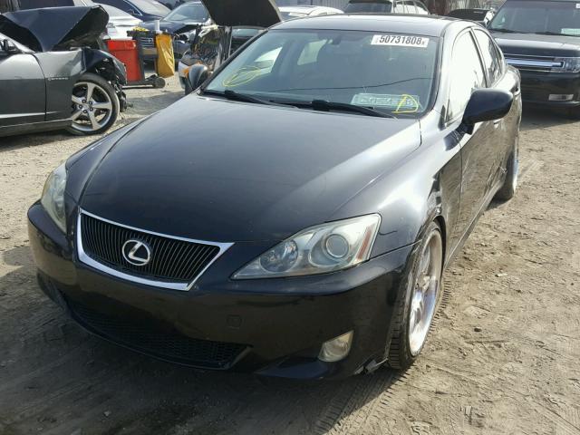 JTHBK262572041468 - 2007 LEXUS IS 250 BLACK photo 2