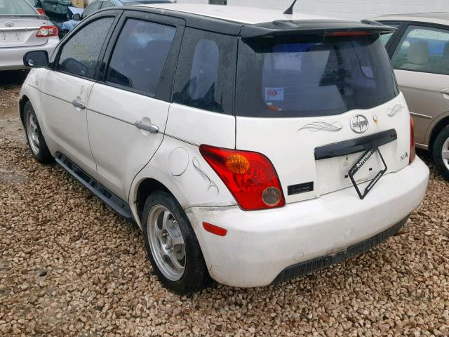 JTKKT624840066863 - 2004 TOYOTA SCION XA WHITE photo 3