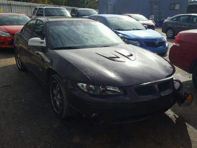 1G2WP52K82F204843 - 2002 PONTIAC GRAND PRIX BURGUNDY photo 1