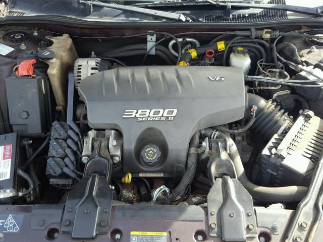 1G2WP52K82F204843 - 2002 PONTIAC GRAND PRIX BURGUNDY photo 7