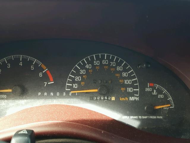 1G2WP52K82F204843 - 2002 PONTIAC GRAND PRIX BURGUNDY photo 8