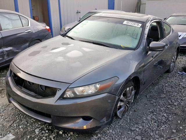 1HGCS1B81AA005592 - 2010 HONDA ACCORD EXL CHARCOAL photo 2