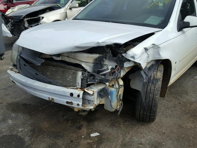 1G1AT58H997215859 - 2009 CHEVROLET COBALT LT WHITE photo 9