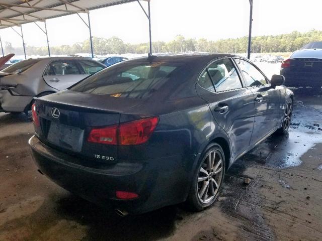 JTHBK262682067921 - 2008 LEXUS IS 250 GRAY photo 4