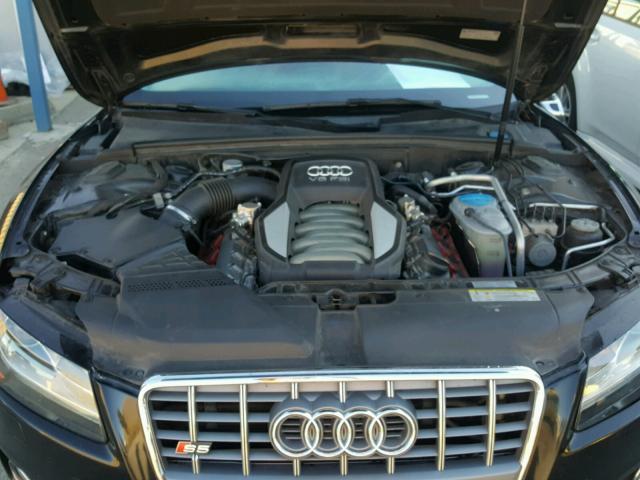 WAUVVAFR0AA074174 - 2010 AUDI S5 PRESTIG BLACK photo 7