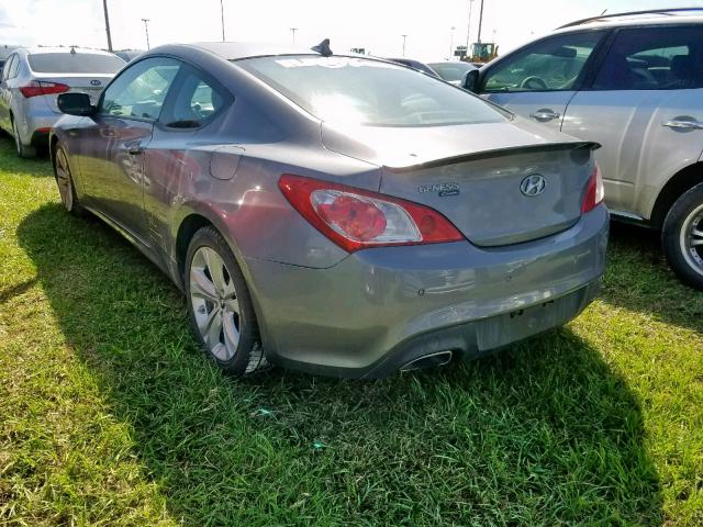 KMHHU6KH3CU073577 - 2012 HYUNDAI GENESIS CO GRAY photo 3