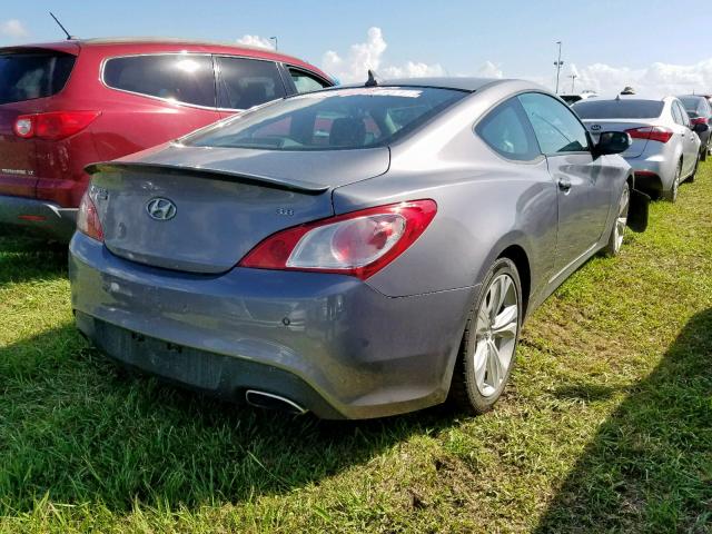 KMHHU6KH3CU073577 - 2012 HYUNDAI GENESIS CO GRAY photo 4