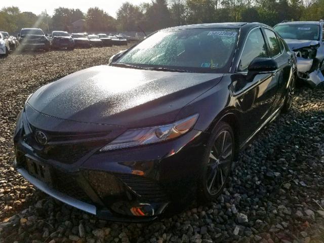 4T1B61HK3KU786953 - 2019 TOYOTA CAMRY XSE BLACK photo 2